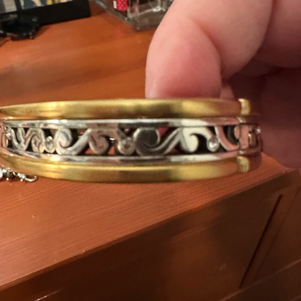 Brighton Gold and Silver Swirl Bracelet